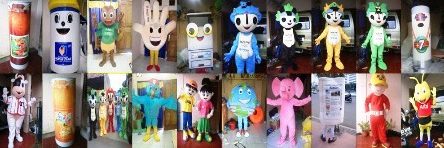 badut maskot perusahaan
